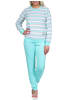 NORMANN Frottee Schlafanzug lang Pyjama - 75041 in mint