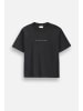 Coccodrillo T-shirt mit kurzen Ärmeln in schwarz