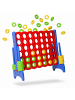 relaxdays Vier Gewinnt in Rot/ Blau - (B)120 x (H)110 x (T)55 cm