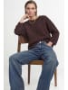 Rich & Royal Strickpullover in schoko - 0002