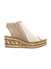 rieker Keilsandaletten in Beige