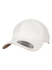  Flexfit  Flexfit Unisex Peached Cotton Twill Dad Cap in white
