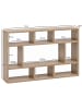 KADIMA DESIGN Wandregal mit 9 Fächern, Melaminharz-Beschichtung, 75x51x16 cm in Beige