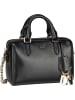 DKNY Handtasche Paige Sutton Leather SM Duffle in Black/Gold