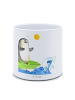 Mr. & Mrs. Panda XL Blumentopf Pinguin Surfer ohne Spruch in Weiß