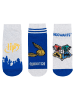 Harry Potter 5er Pack Harry Potter Socken Hogwarts Kindersocken Söckchen in blau/grau
