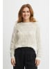 b.young Strickpullover BYMILJA STRUCTURE JUMPER - 20812775  Strickpullover mit Strukturmuster in Weiß