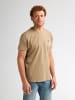 Petrol Industries T-Shirt mit Logo Windward in Braun