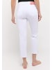 ANGELS  Slim Fit Jeans Jeans Cici Crop Slit Sparkle mit Strass in weiss