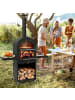 COSTWAY Outdoor Pizzaofen in Schwarz