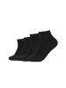 camano Kurzsocken bamboo 4er Pack black