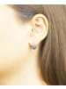 Diamant L'éternel Creolen aus 375 Weißgold mit 0.50 Karat Diamant mit Saphir