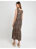 Threadbare Kleid THB Byers Tiered in Leopard