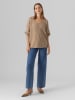 Vero Moda Strickpullover in Silver Mink