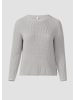 QS Strickpullover in 9400_grau meliert