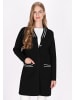 DreiMaster Maritim Damen Cardigan in Schwarz Weiss Streifen