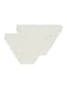 Marc O´Polo Bodywear Slip Second Skin Jacquard in White cotton