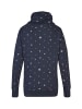 mh michael heinen Schalkragenhoodie in navy