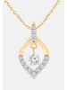 Diamant Exquis Halskette aus 585 Gelbgold mit Diamant