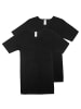 Haasis Bodywear 2er-Set: Shirt Rundhals in schwarz