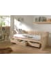 others KOJENBETT mit Schubladen Karena 211x86x98 aus Massivholz in natur