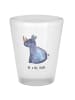 Mr. & Mrs. Panda Schnapsglas Einhorn Nashorn ohne Spruch in Transparent
