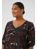 KAFFE curve Kleid KCmilana A-shape in Windsor Wine/Black Flower