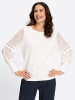 WITT WEIDEN Feinstrick-Pullover in ecru