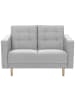 58 aufm Kessel SOFA 2-Sitzer Kazia Flachgewebe hellgrau