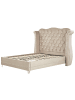Beliani 2-tlg Doppelbett AYETTE in Beige