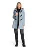 Gil Bret Dufflecoat mit Kapuze in Bright Blue Melange