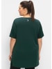 sheego Longshirt in tiefgrün