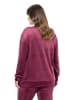 Ulla Popken Loungewear Oberteil in dunkle beere