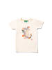 Little Green Radicals Short Sleeve T Shirt in Cream