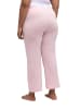 Ulla Popken Loungewear Hose in blasses rosa