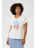 Cream T-shirt CRRigga Loose fit in Blue Yellow Motel