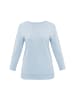 Finn Flare Langarmshirt Basic in light blue