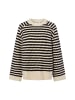 edited Strickpullover Lennon in beige schwarz - 0001