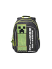 Minecraft Kinderrucksack Rucksack mit Fronttasche und Seitennetzen