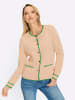 Heine Feinstrickjacke in sand