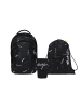 Satch Schulrucksack-Set MATCH PLUS "Ninja Matrix" 3-tlg. in Schwarz