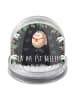Mr. & Mrs. Panda Schneekugel Eule Frankreich mit Spruch in Kreidetafel
