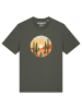 wat? Apparel T-Shirt Sonnenuntergang in der Wüste in Khaki