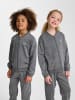 Hummel Reißverschluss T-Shirt Hmljr Wool Kinder in DARK GREY MELANGE