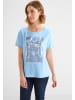 Street One T-Shirt in light splash blue