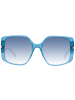 Ana Hickmann Damen Sonnenbrillen Quadrat Blau