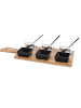 Excellent Houseware Snack-Servierset in beige