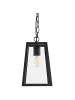 Beliani Pendelleuchten VOLARJA in Schwarz - (W) 17 x (H) 79 x (L) 14 cm