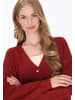 DreiMaster Women Cardigan in wine red