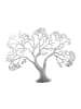 GILDE Wandrelief "Baum" in Silber - H. 60 cm - B. 75 cm